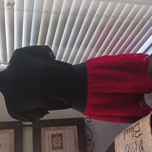 Stooshy Rose's Tulie Mini Skirt Red